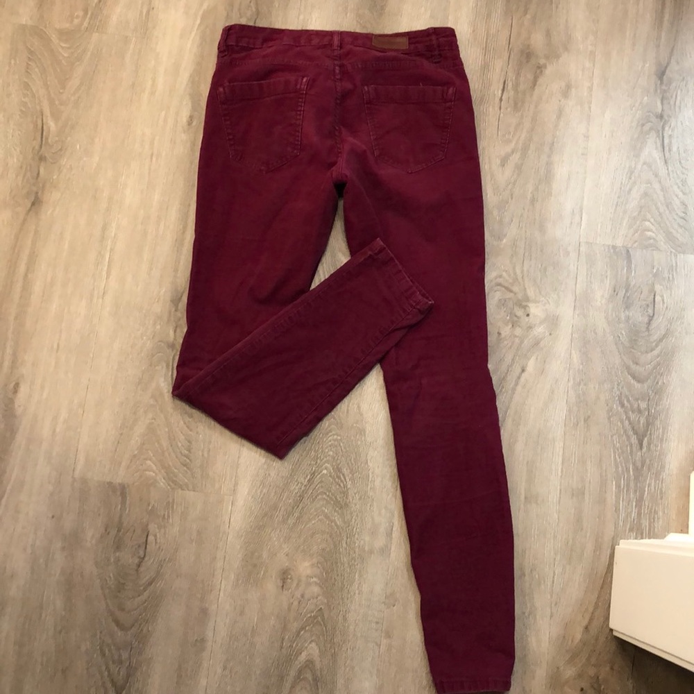 H&M maroon corduroy pants
